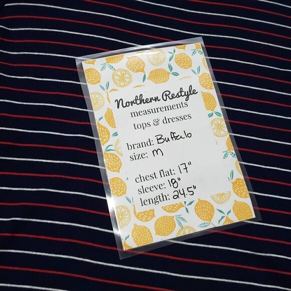 Buffalo David Bitton * Faux Layered Knit Top Sz M - Picture 8 of 9